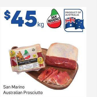 Foodland San Marino Australian Prosciutto offer