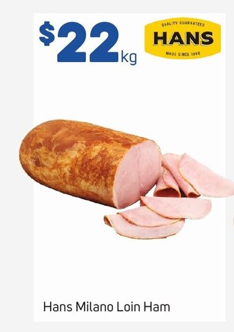 Foodland Hans Milano Loin Ham offer
