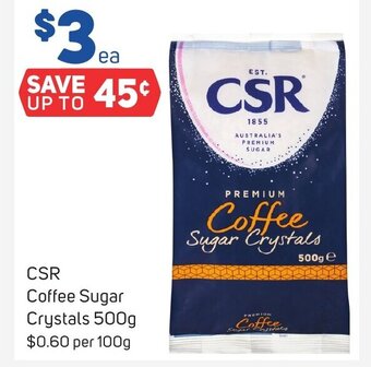 Foodland CSR Coffee Sugar Crystals 500g offer