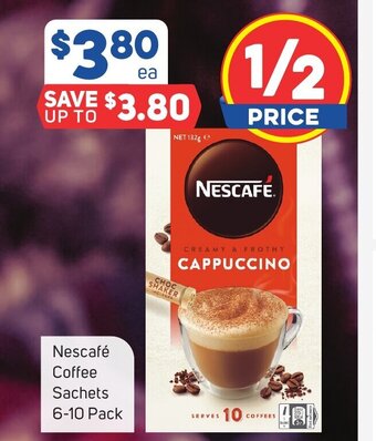 Foodland Nescafé Coffee Sachets 6-10 Pack offer