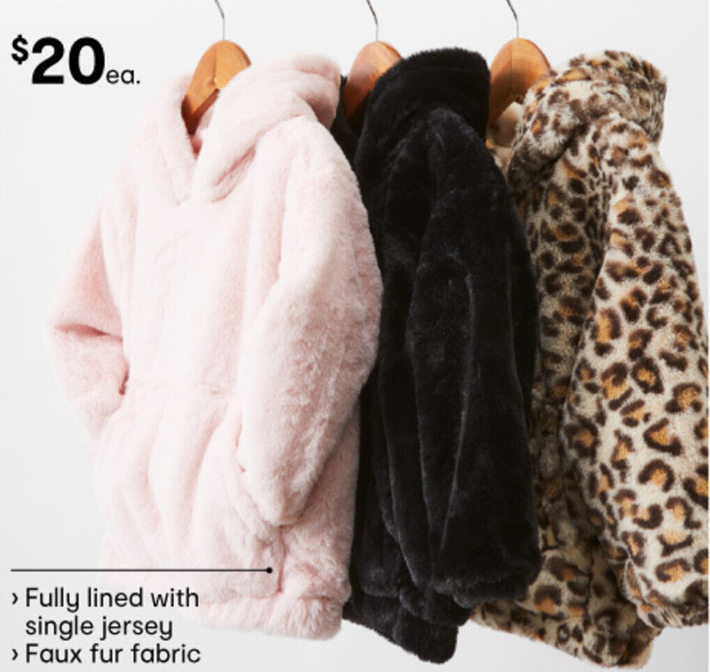 > Fully lined with single jersey offer at Kmart