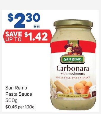 Foodland San Remo Pasta Sauce 500 g offer