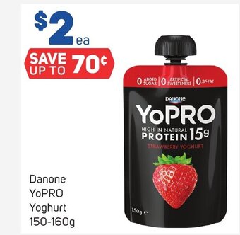 Foodland Danone YoPRO Yoghurt 150-160g offer