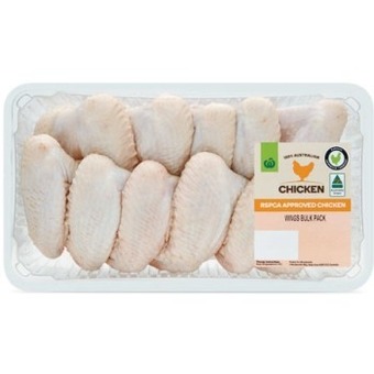 Woolworths Australian fresh rspca approved chicken wings bulk tray offer