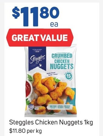 Foodland Steggles Chicken Nuggets 1kg offer