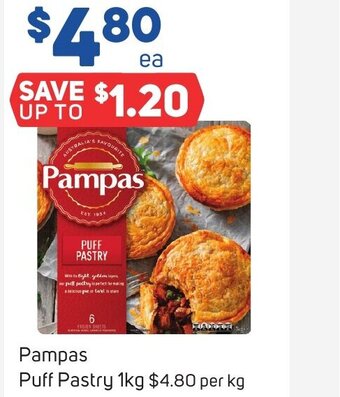 Foodland Pampas Puff Pastry 1kg offer