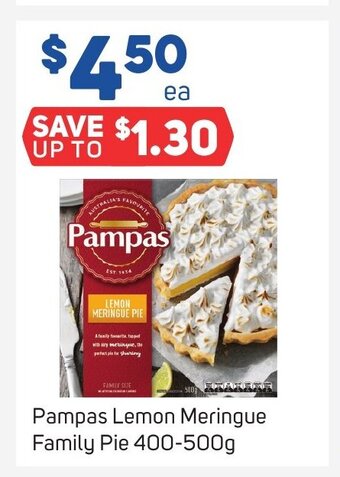 Pampas Lemon Meringue Family Pie 400-500g