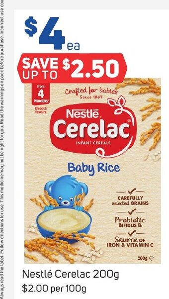 Foodland Nestlé Cerelac 200g offer