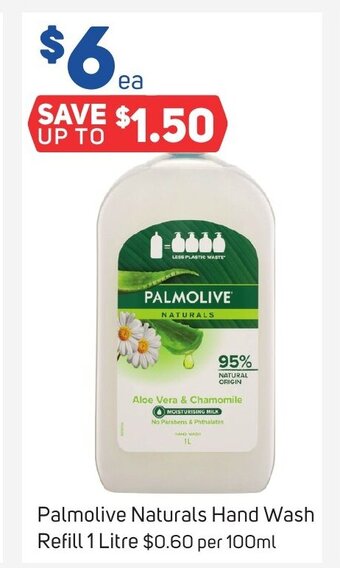 Foodland Palmolive Naturals Hand Wash Refill 1 Litre offer