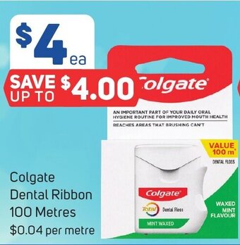 Foodland Colgate Dental Ribbon 100 Metres offer