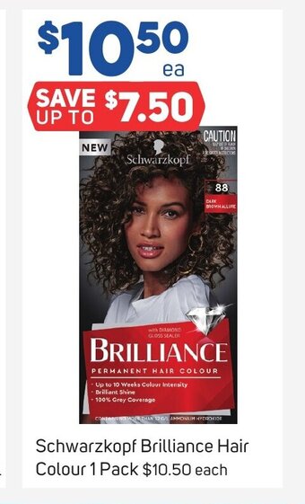 Foodland Schwarzkopf Brilliance Hair Colour 1 Pack offer