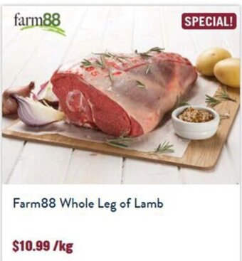 Tasman Butchers Farm88 Whole Leg of Lamb offer