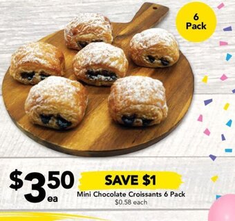 Drakes Mini Chocolate Croissants 6 Pack offer