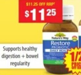 My Chemist **Nature's Way Probiotic Daily Health 28 or 90 Capsules offer