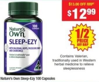 My Chemist Nature's Own Sleep-Ezy 100 Capsules offer