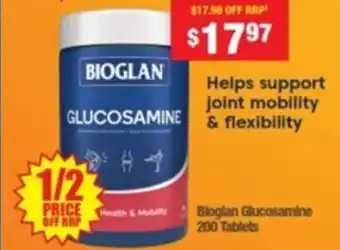 My Chemist Bloglan Glucosamine 200 Tablets offer