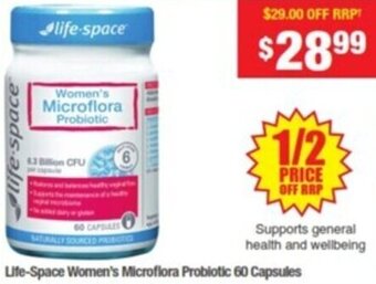My Chemist Life-Space Women's Microflora Probiotic 60 Capsules offer