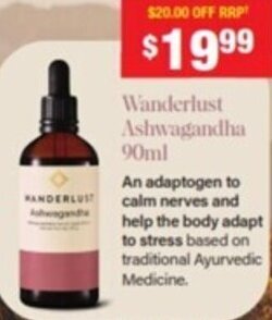 My Chemist Wanderlust Ashwagandha 90ml offer