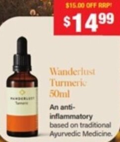 My Chemist Wanderlust Turmeric 50ml offer