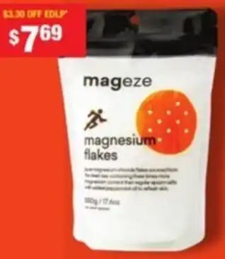 My Chemist mageze magnesium flakes offer