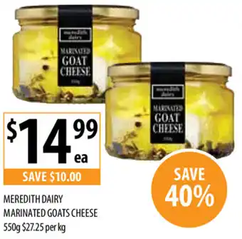 Meredith Dairy Marinated Goats Cheese 50g