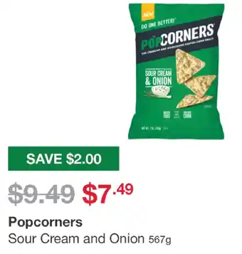 Costco Popcorners Sour Cream and Onion 567g offer