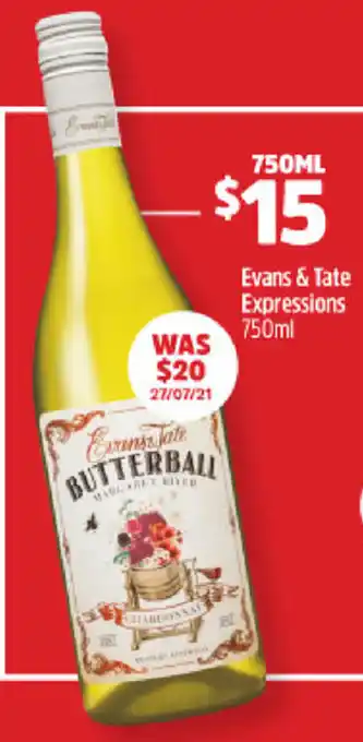 Evans & Tate Expressions 750ml