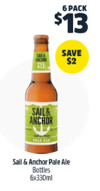BWS Sail & Anchor Pale Ale 6x330ml offer