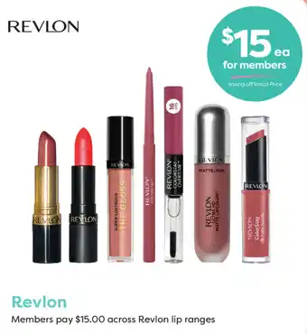 Revlon Lip Ranges