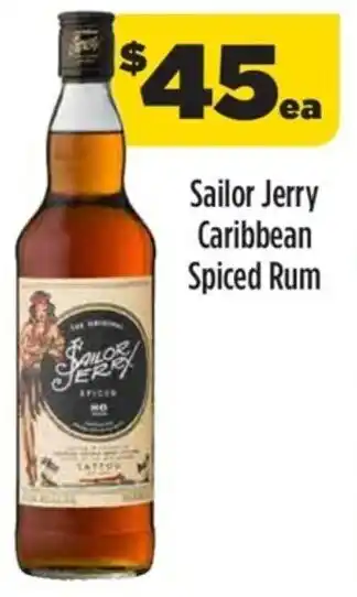 Liquorland Sailor Jerry Caribbean Spiced Rum offer