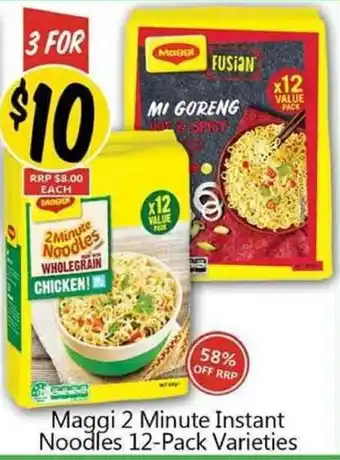 Maggi 2 Minute Instant Noodles 12-Pack