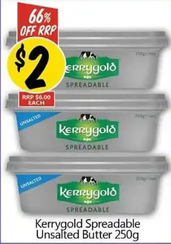 Kerrygold Spreadable Unsalted Butter 250g