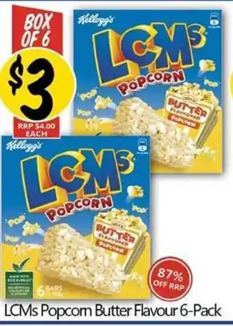 Not Quite Right LCMs Popcorn Butter Flavour 6-pack offer