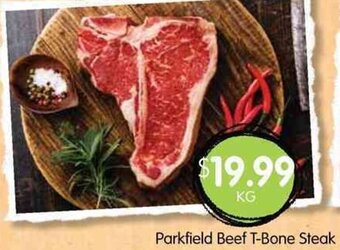 Spudshed Parkfield Beef T-Bone Steak offer