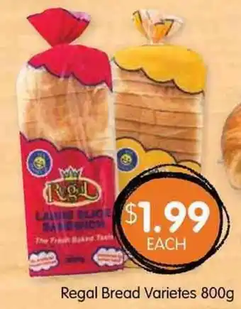 Regal Bread 800g