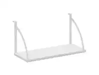 Officeworks Stilford Partition Screen Shelf White offer