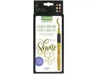 Officeworks Crayola Signature Crayola Liquid Metal Markers 6 Pack Assorted offer