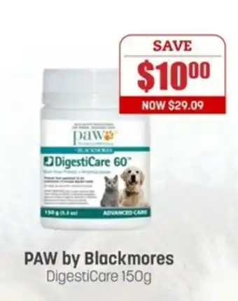 Paw by Blackmores Digesticare 150g