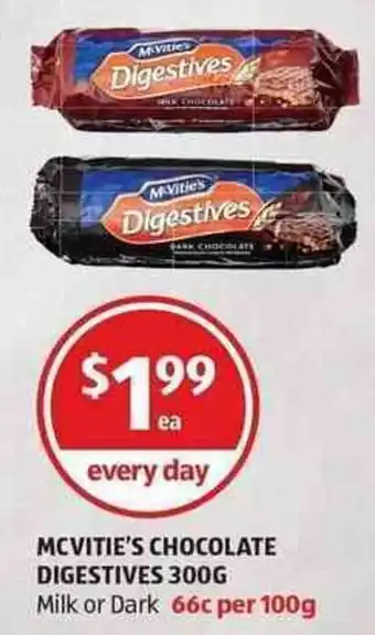 ALDI McVitie's Chocolate Digestives 300g offer