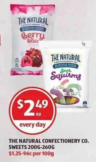 ALDI The Natural Confectionery Co Sweets 200-260g offer