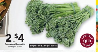 Drakes Queensland Broccolini offer