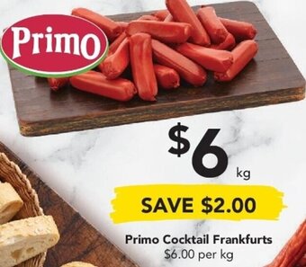 Drakes Primo Cocktail Frankfurts offer