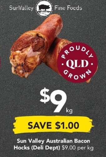 Drakes Sun Valley Australian Bacon Hocks offer