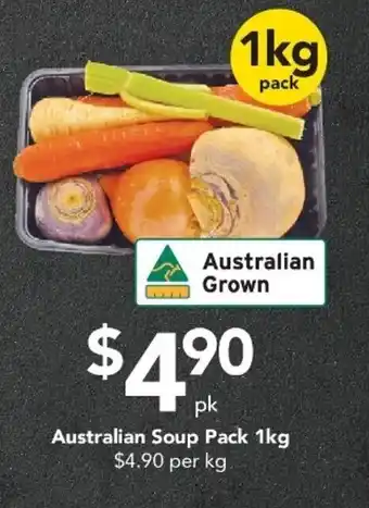 Drakes Australian Soup Pack 1kg offer