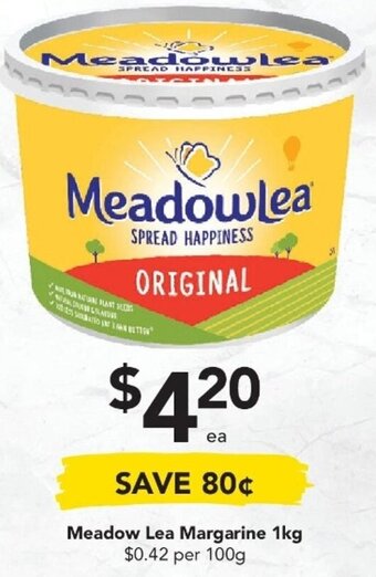 Drakes Meadow Lea Margarine 1kg offer