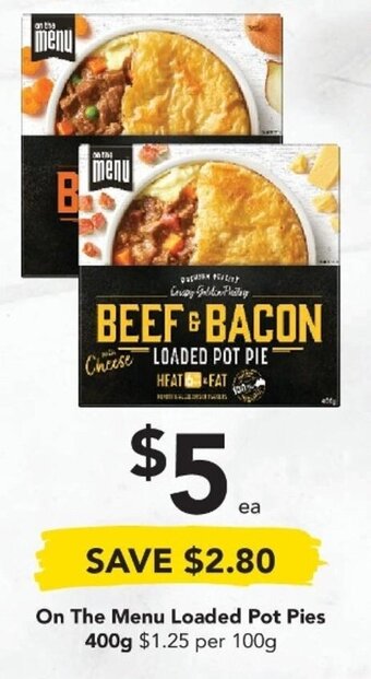 Drakes On the Menu Loaded Pot Pies 400g offer