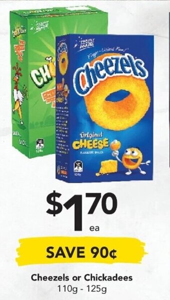 Drakes Cheezels or Chickadees 110g-125g offer