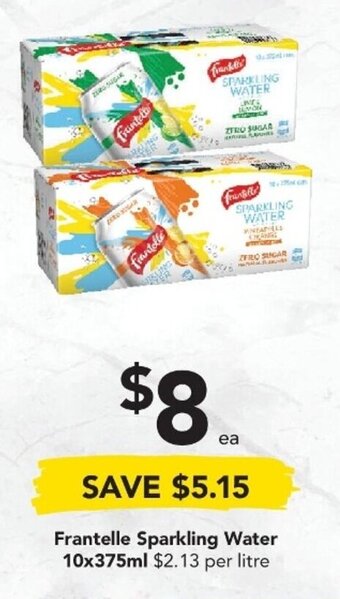 Drakes Frantelle Sparkling Water 10x375ml offer