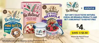 Drakes Selected Be Natural Cereal 405g-460g offer