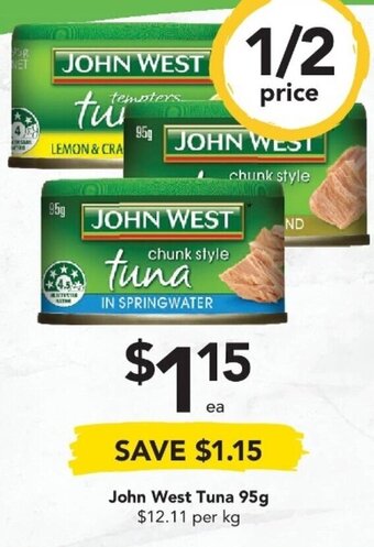 Drakes John West Tuna 95g offer